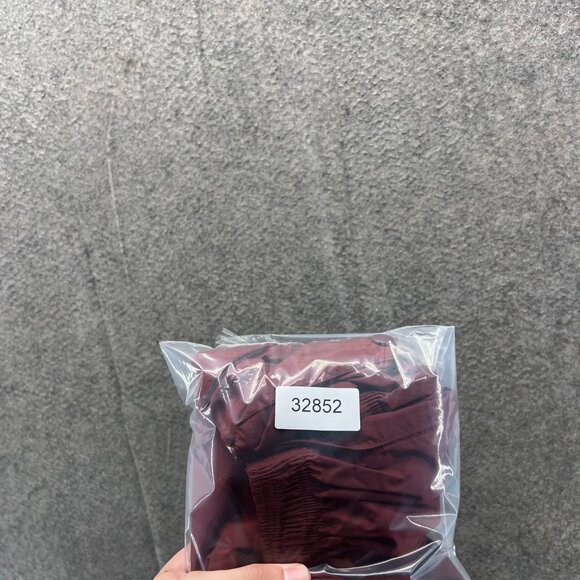 Vintage Champion Sweatpants Mens XL Burgundy Athletic Track Windbreaker Y2K - Picture 12 of 12